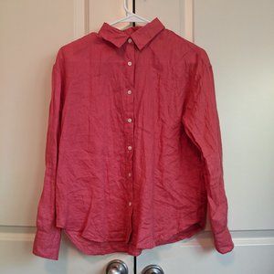 Linen Uniqlo Button Down